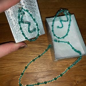 Handmade Earrings and Matching choker Necklace